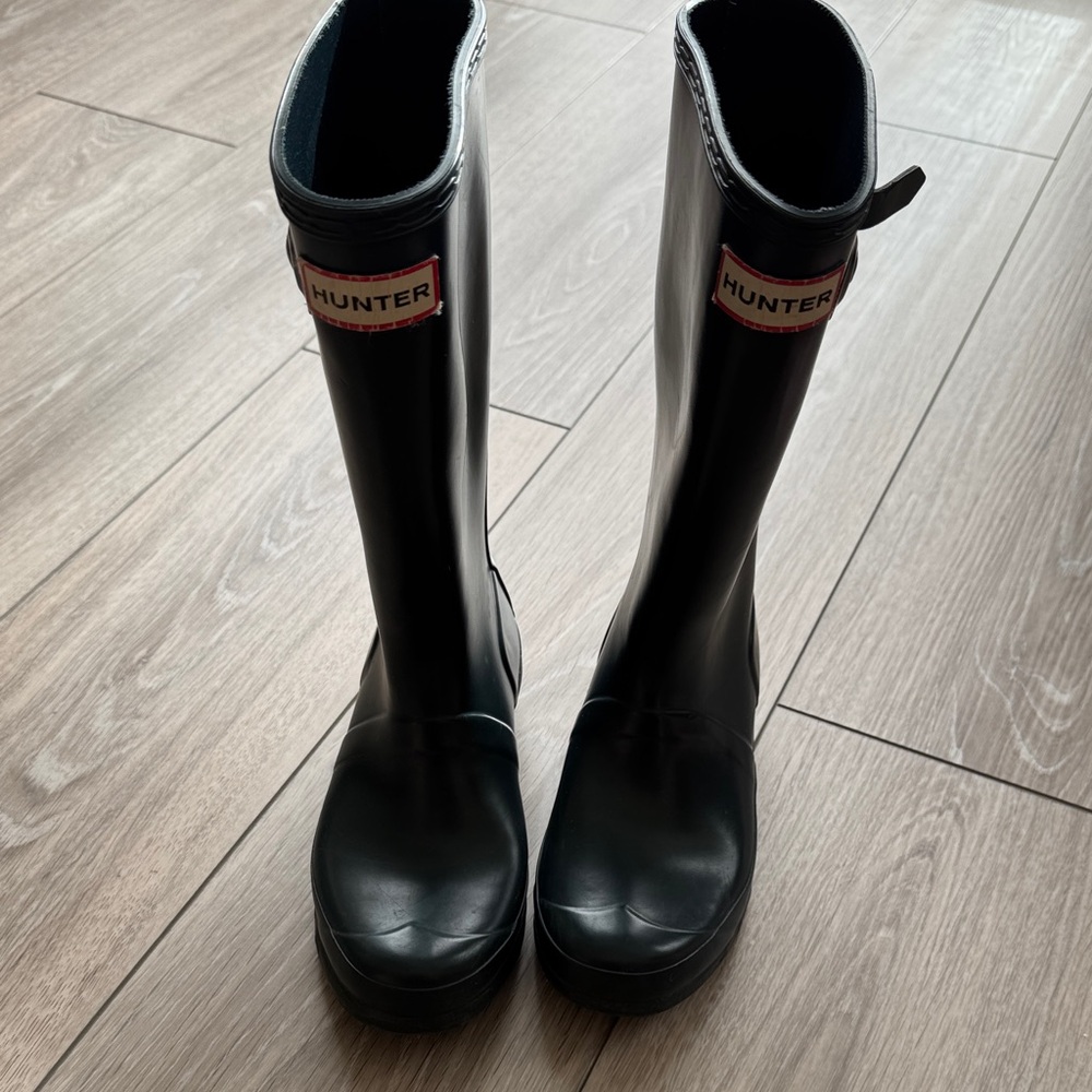 Kids Hunter Classic green Waterproof Boots